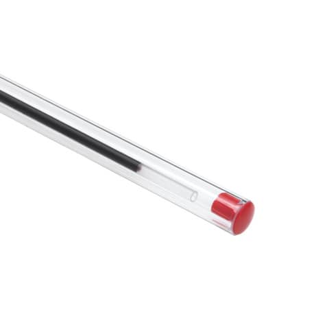 Penna a sfera BIC Cristal M punta 1 mm rosso Conf. 50 pezzi - 8373619